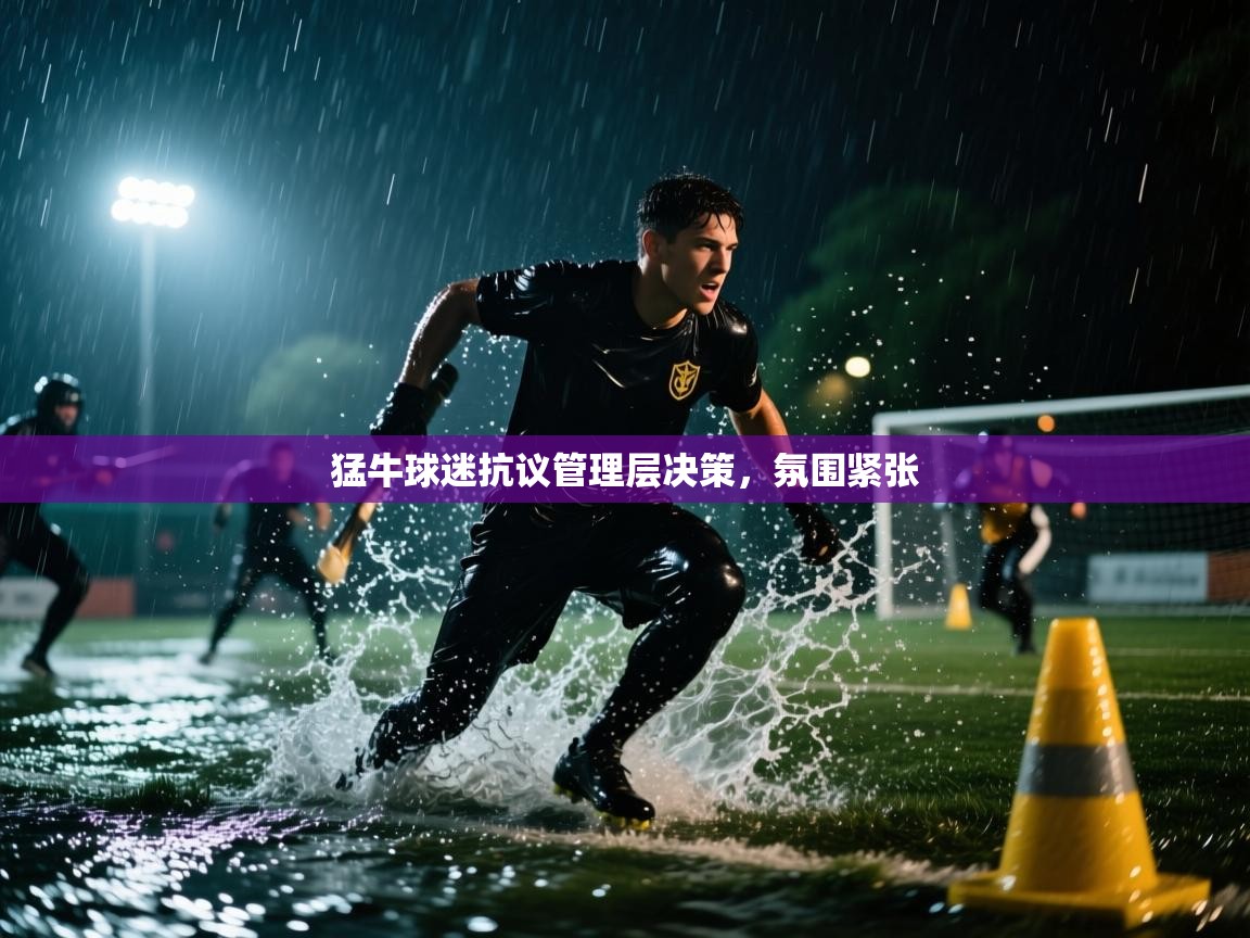 猛牛球迷抗议管理层决策，氛围紧张  第1张